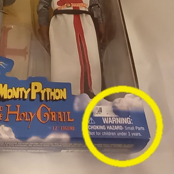 Monty Python & The Holy Grail 12" Action Figure - Michael Palin as Sir Galahad - Picture 13 of 14